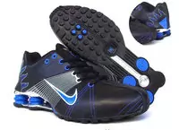 nike shox r4 nouvelle -black-blue-blue